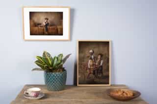 Framed wall art print